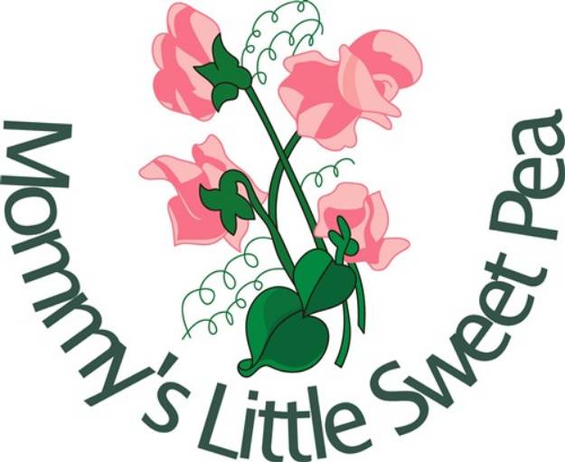 Picture of Mommys Little Sweet Pea SVG File