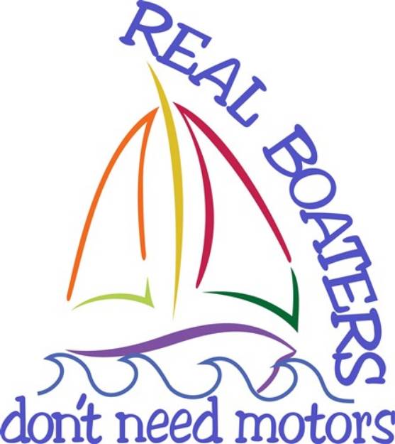 Picture of Real Boaters SVG File