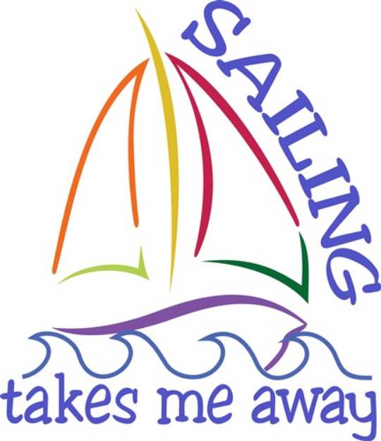 Picture of Sailing Takes Me Away SVG File