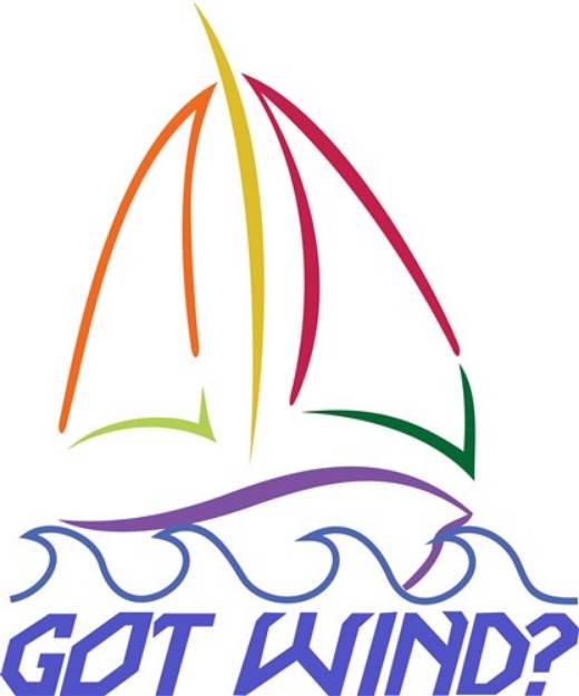 Picture of Got Wind Sailboat SVG File
