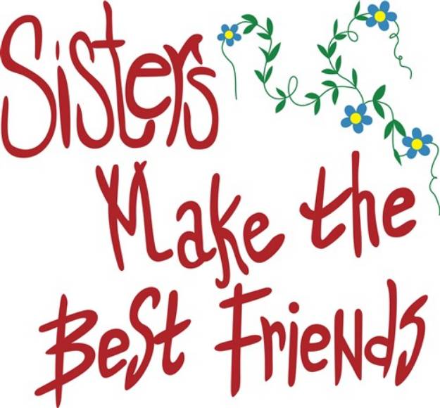 Picture of Sisters Best Friends SVG File
