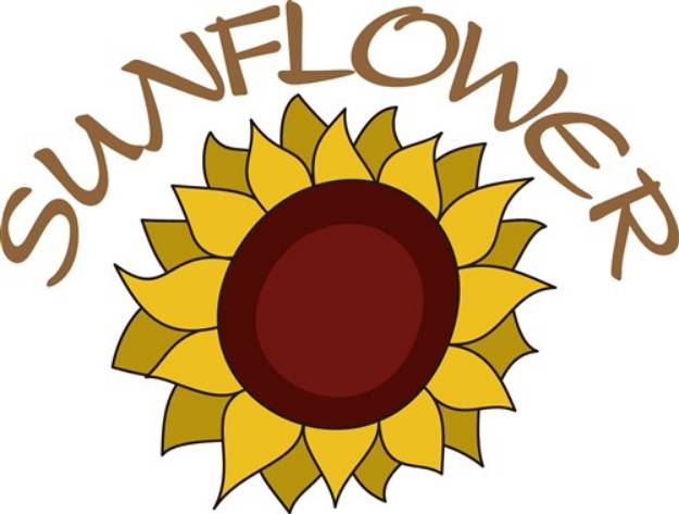 Picture of Sunflower SVG File