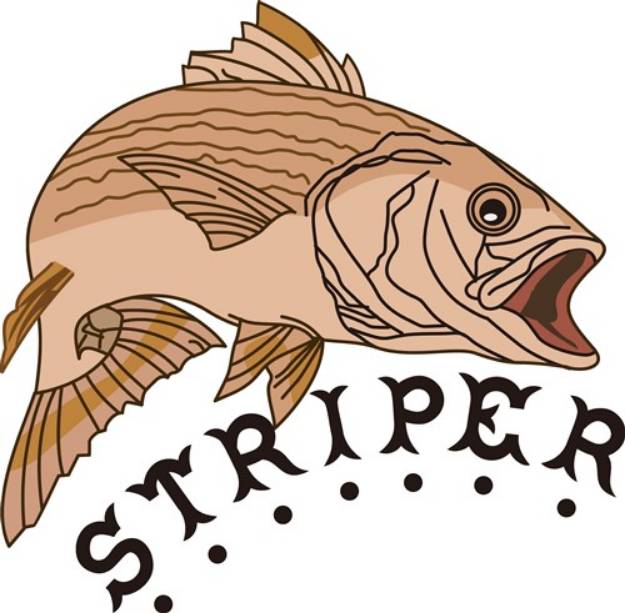Picture of Striper SVG File
