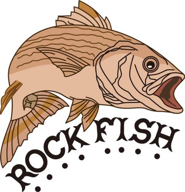 Picture of Rockfish SVG File