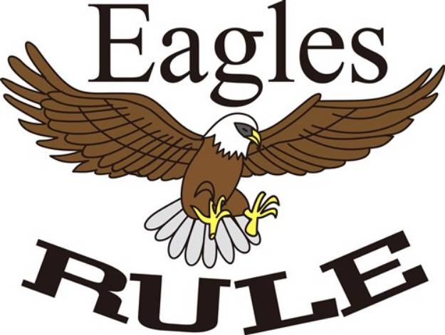 Picture of Eagles Rule SVG File