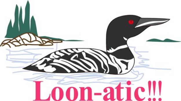 Picture of Loon-atic SVG File