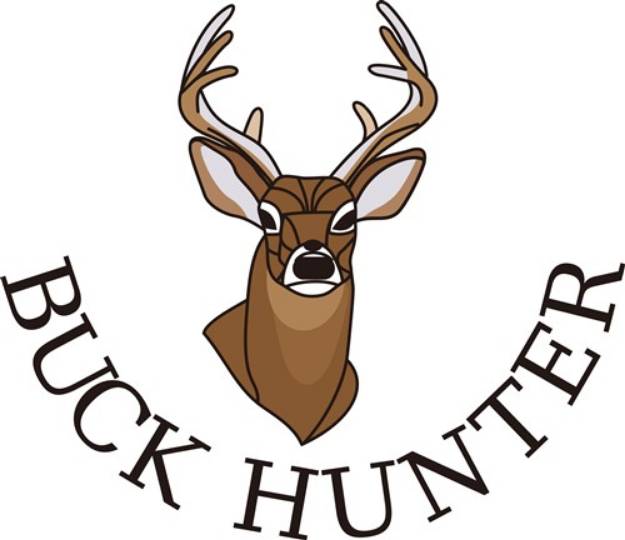 Picture of Buck Hunter SVG File