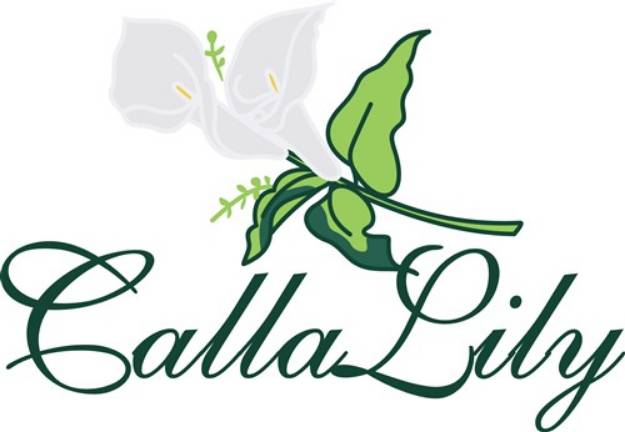 Picture of Calla Lily SVG File