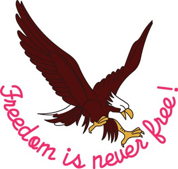Picture of Freedom in Never Free! SVG File