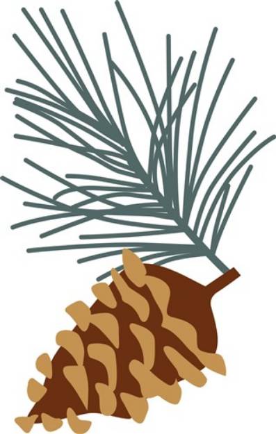 Picture of Pine Sprig SVG File