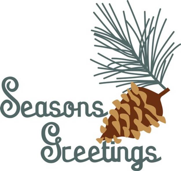 Picture of Seasons Greeting SVG File