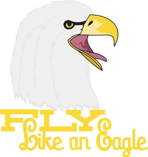 Picture of Fly Like an Eagle SVG File