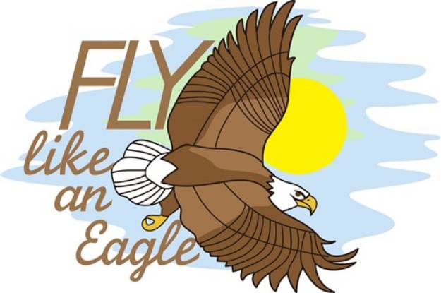 Picture of Fly Like an Eagle SVG File