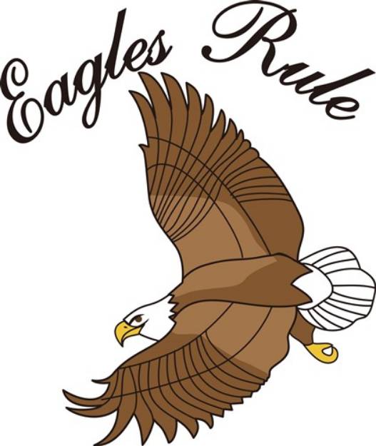 Picture of Eagles Rule SVG File