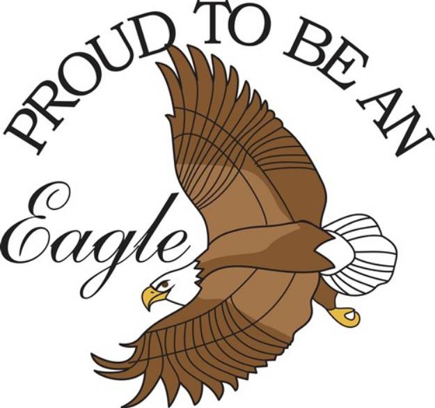 Picture of Proud to Be an Eagle SVG File