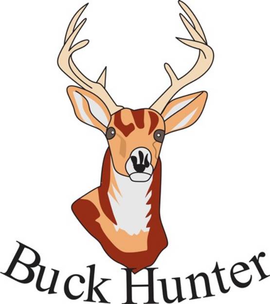 Picture of Buck Hunter SVG File