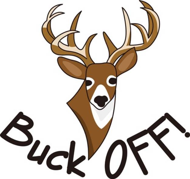 Picture of Buck Off SVG File