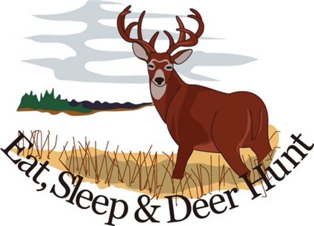 Picture of Eat, Sleep & Deer Hunt SVG File