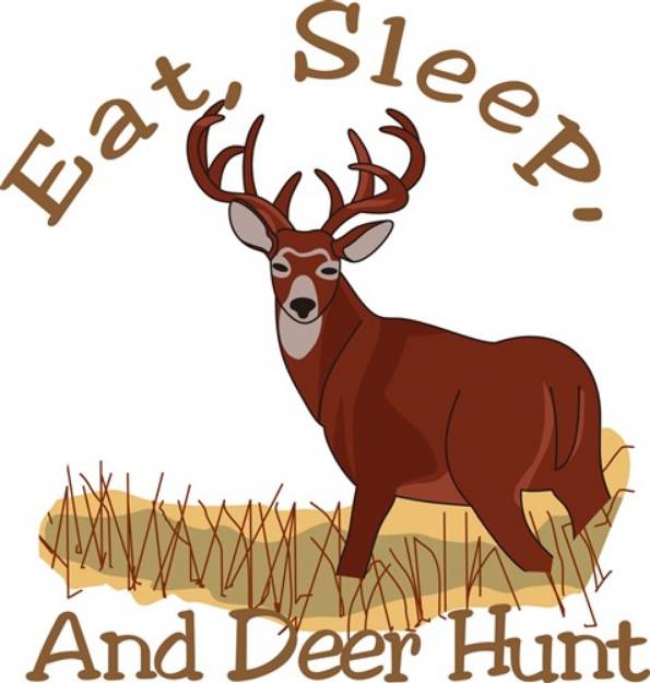 Picture of Eat, Sleep & Deer Hunt SVG File