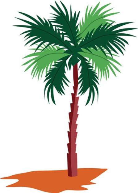 Picture of Palm Tree SVG File