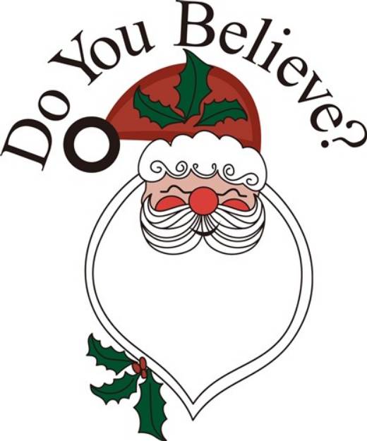 Picture of Do You Believe? SVG File