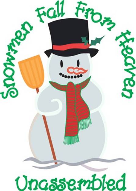 Picture of Snowmen Fall From Heaven SVG File