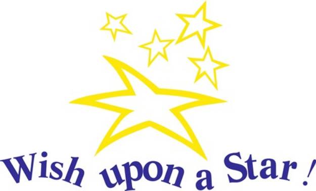 Picture of Wish Upon a Star SVG File