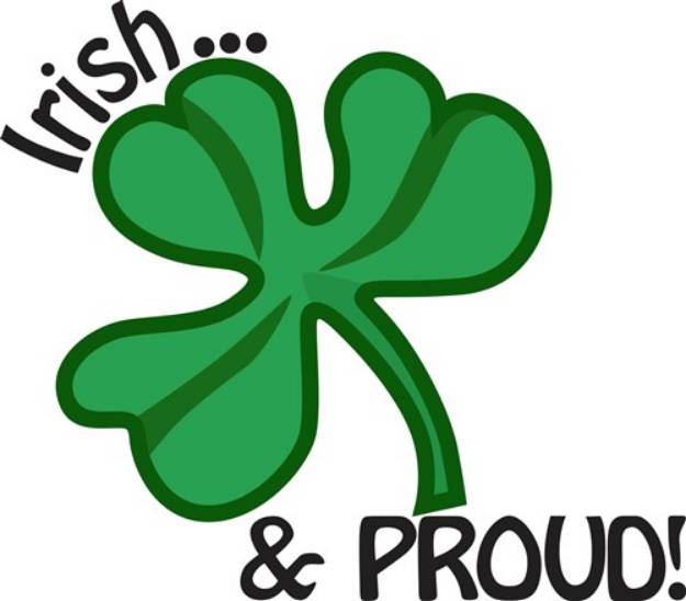 Picture of Irish & Proud SVG File