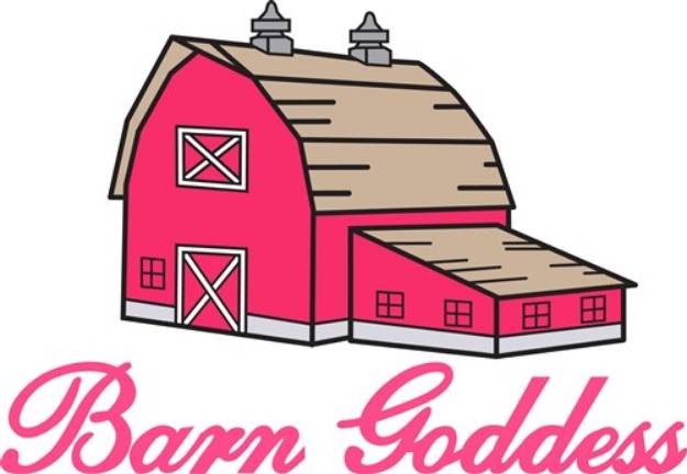 Picture of Barn Goddess SVG File
