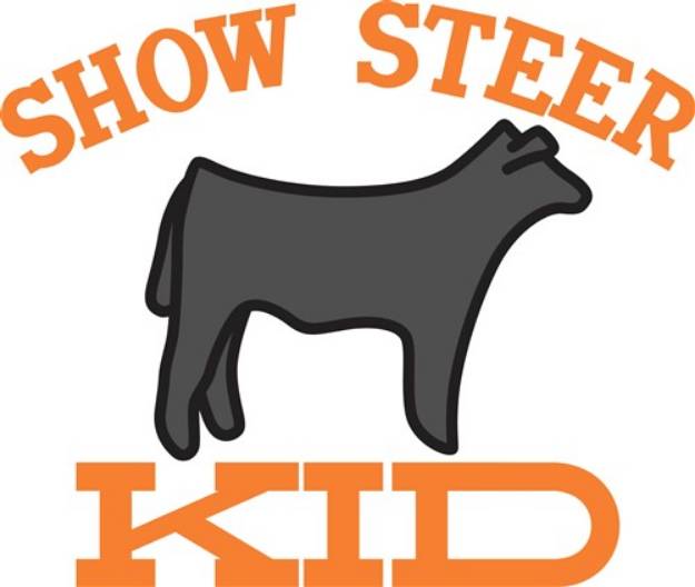 Picture of Show Steer Kid SVG File