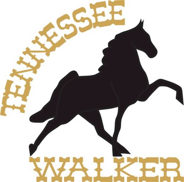 Picture of Tennessee Walker SVG File