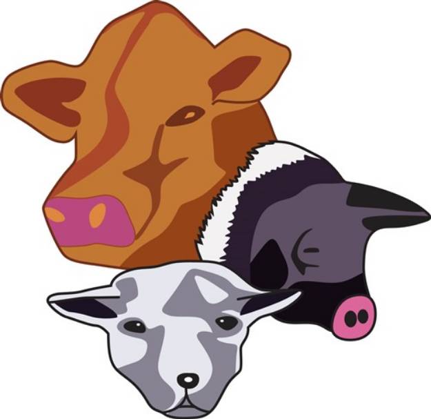 Picture of Farm Animals SVG File