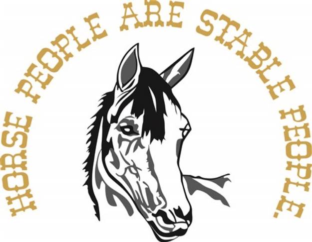 Picture of Stable People SVG File