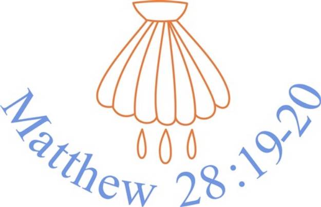 Picture of Matthew 28:19-20 SVG File