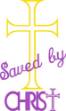 Picture of Saved by Christ SVG File