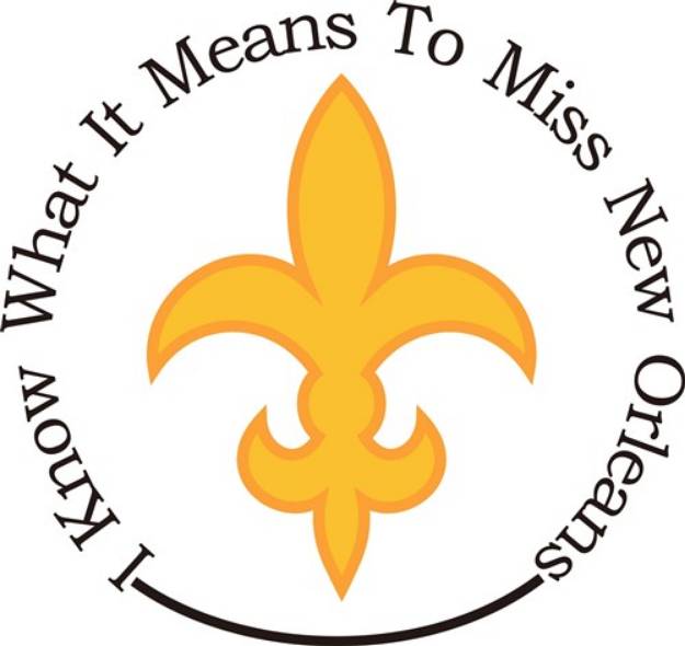 Picture of To Miss New Orleans SVG File