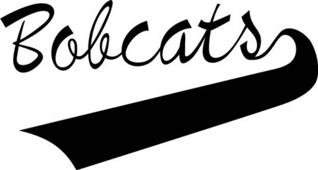 Picture of Bobcats Lettering SVG File