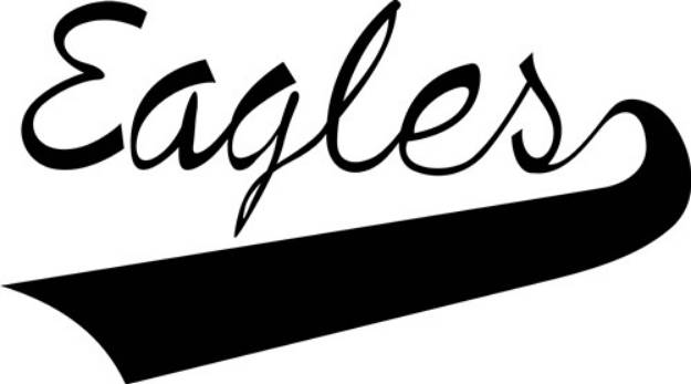Picture of Eagles Lettering SVG File