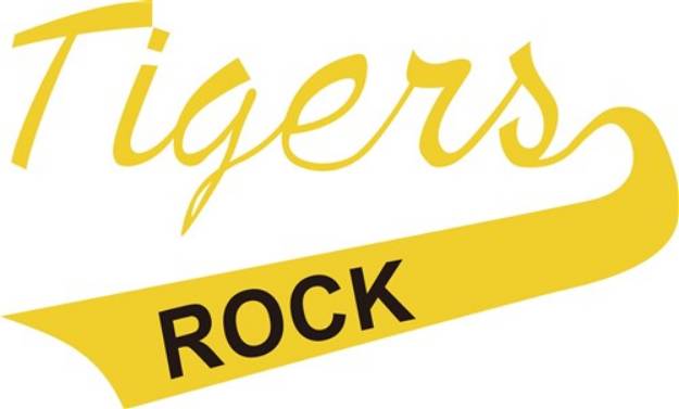 Picture of Tigers Rock SVG File