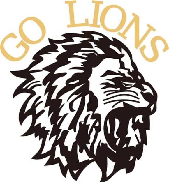 Picture of Go Lions SVG File