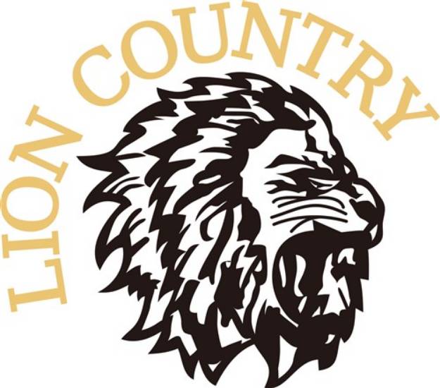 Picture of Lion Country SVG File