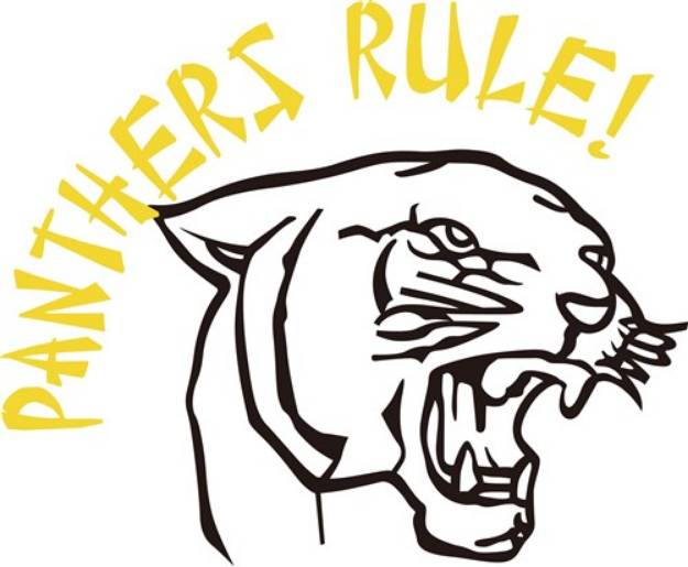 Picture of Panthers Rule SVG File