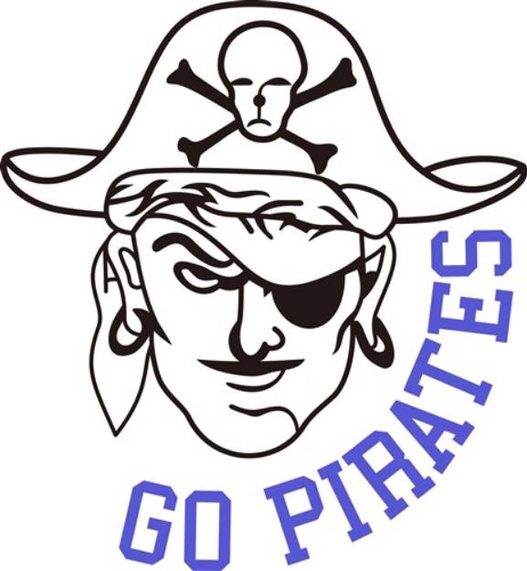 Picture of Go Pirates SVG File