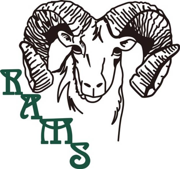 Picture of Rams SVG File