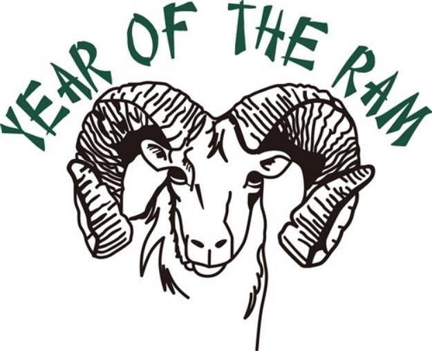 Picture of Year of the Ram SVG File