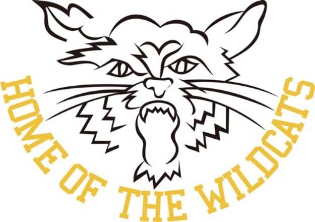 Picture of Home of the Wildcats SVG File
