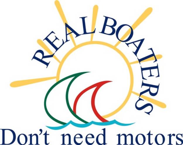 Picture of Real Boaters SVG File