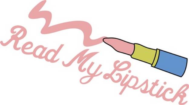 Picture of Read my Lipstick SVG File