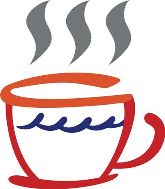 Picture of Abstract Coffee Cup  SVG File