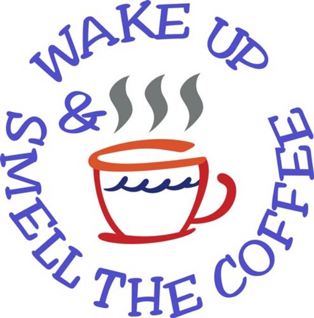 Picture of Wake Up Coffee SVG File